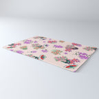 Pastel purple oriental pattern Rug Gallery Image 3