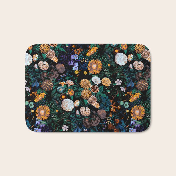 Multicolor Night Forest Bath Mat Gallery Image 1