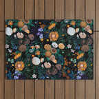 Multicolor Night Forest Outdoor Rug Gallery Image 1