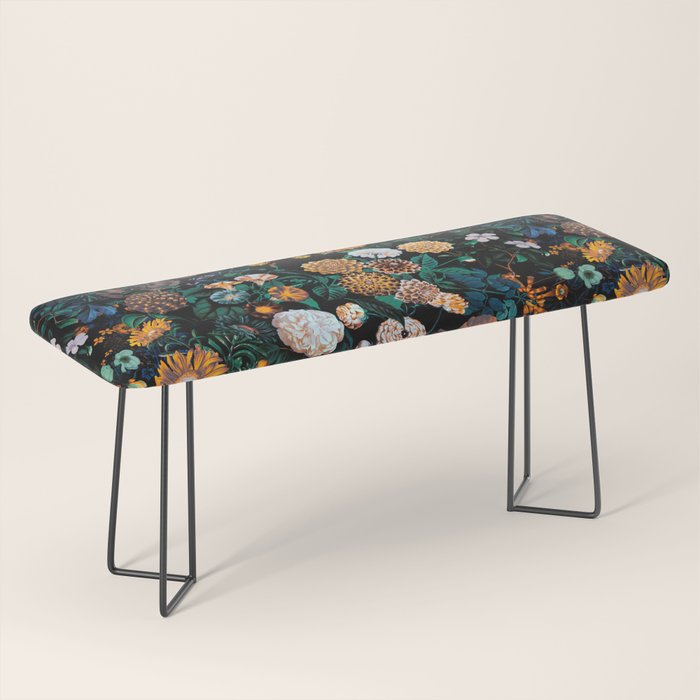 Multicolor Night Forest Bench Gallery Image 1