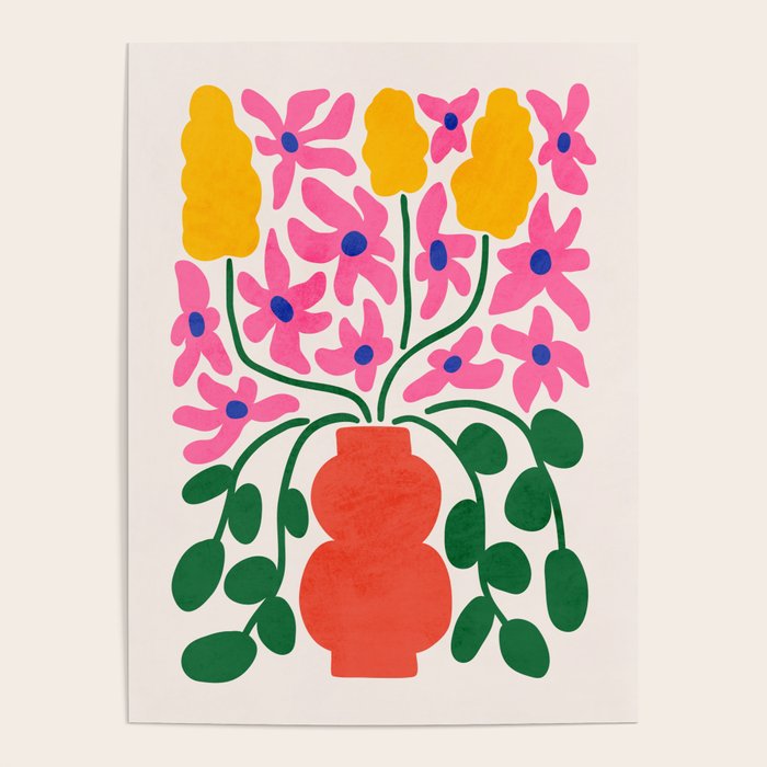 FOLIAGE 004: Lily & Orchid | Flower Market Poster Gallery Image 1