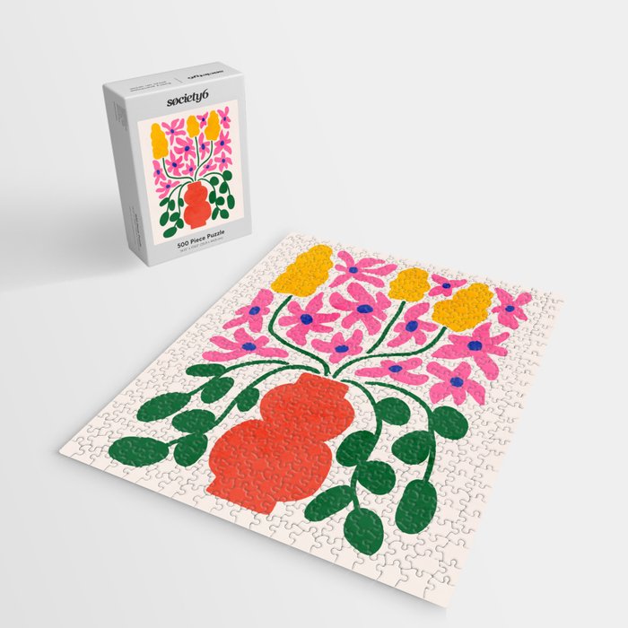 FOLIAGE 004: Lily & Orchid | Flower Market Jigsaw Puzzle Gallery Image 2