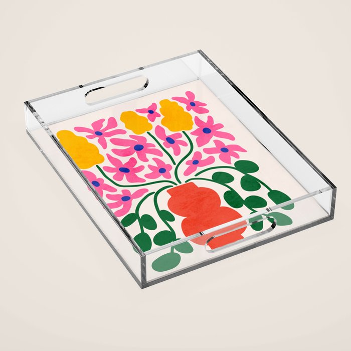 FOLIAGE 004: Lily & Orchid | Flower Market Acrylic Tray Gallery Image 1