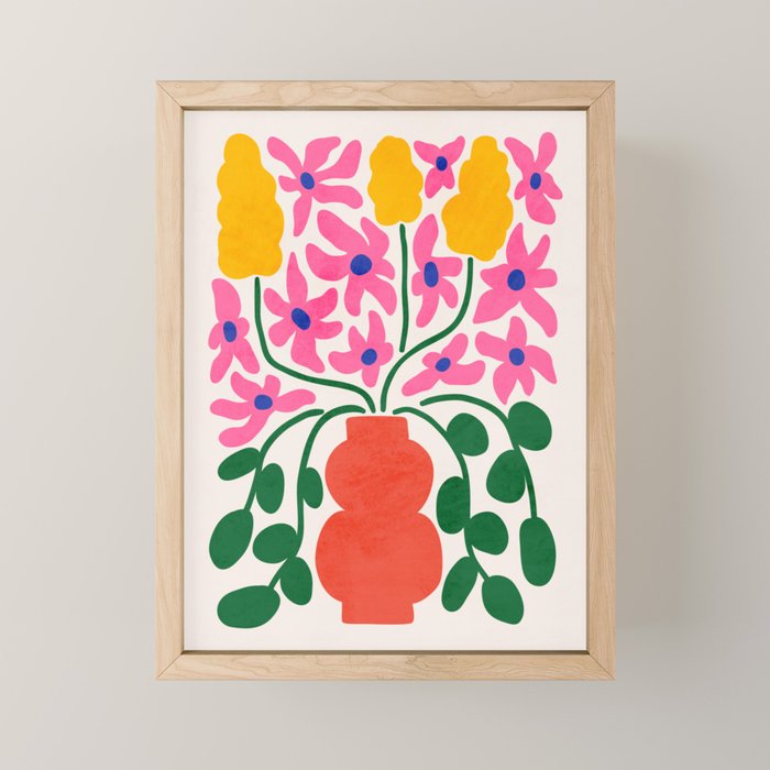FOLIAGE 004: Lily & Orchid | Flower Market Mini Art Print Gallery Image 1