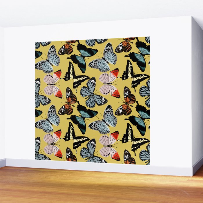 Boho Butterflies Wall Mural Gallery Image 2