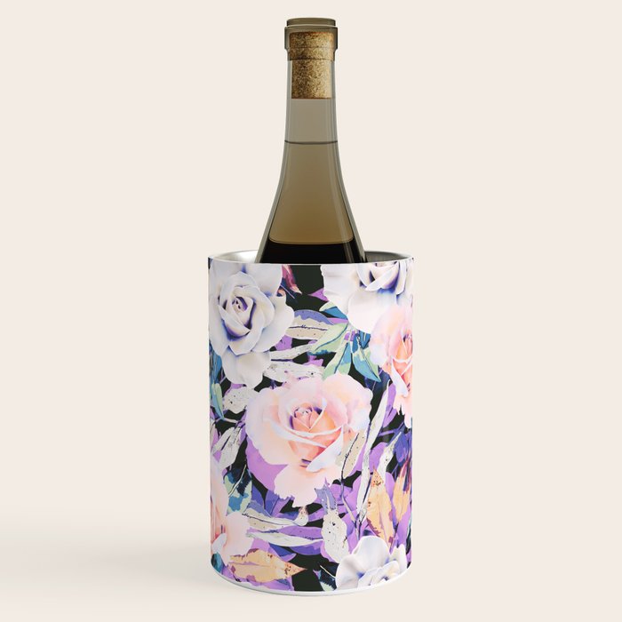 Modern Dark Vibrant Flowery D Wine Chiller Gallery Image 1