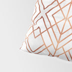 Copper Geo Pillow Sham Gallery Image 4