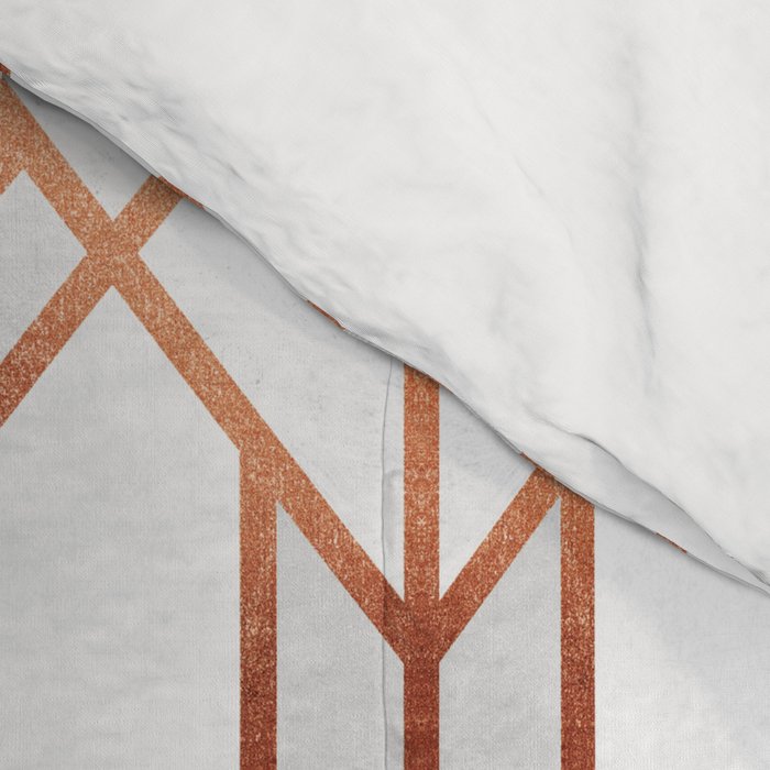 Copper Geo Comforter Gallery Image 4