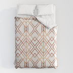 Copper Geo Duvet Cover Gallery Image 6