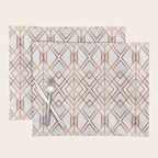 Copper Geo Placemat Gallery Image 1