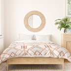 Copper Geo Duvet Cover Gallery Image 3