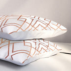 Copper Geo Pillow Sham Gallery Image 3