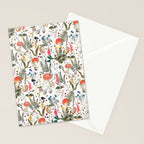 Watercolor Hand Drawn Mushroom Autumn Garden Stationery Card Gallery Image 2