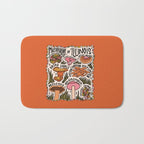 Mushrooms of Illinois Bath Mat Gallery Image 1