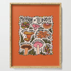 Mushrooms of Illinois Serving Tray Gallery Image 1