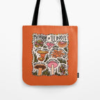 Mushrooms of Illinois Tote Bag Gallery Image 1