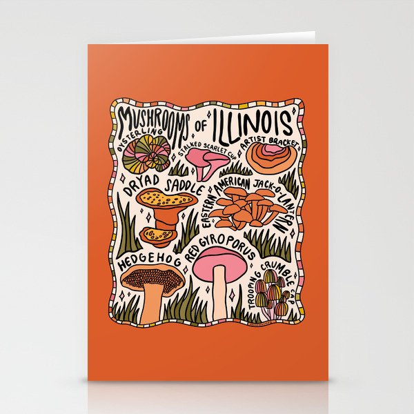 Mushrooms of Illinois Stationery Card Gallery Image 2
