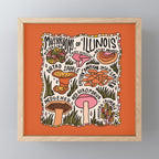 Mushrooms of Illinois Mini Art Print Gallery Image 1