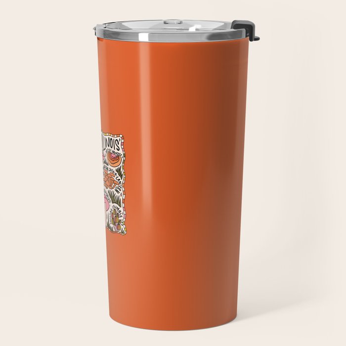 Mushrooms of Illinois Travel Mug Gallery Image 2