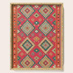 Moroccan Berber Kilim Pattern Serving Tray Gallery Image 1
