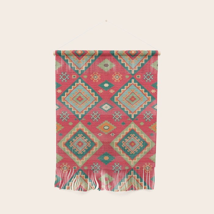 Moroccan Berber Kilim Pattern Wall Hanging Gallery Image 1