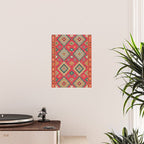 Moroccan Berber Kilim Pattern Poster Gallery Image 2