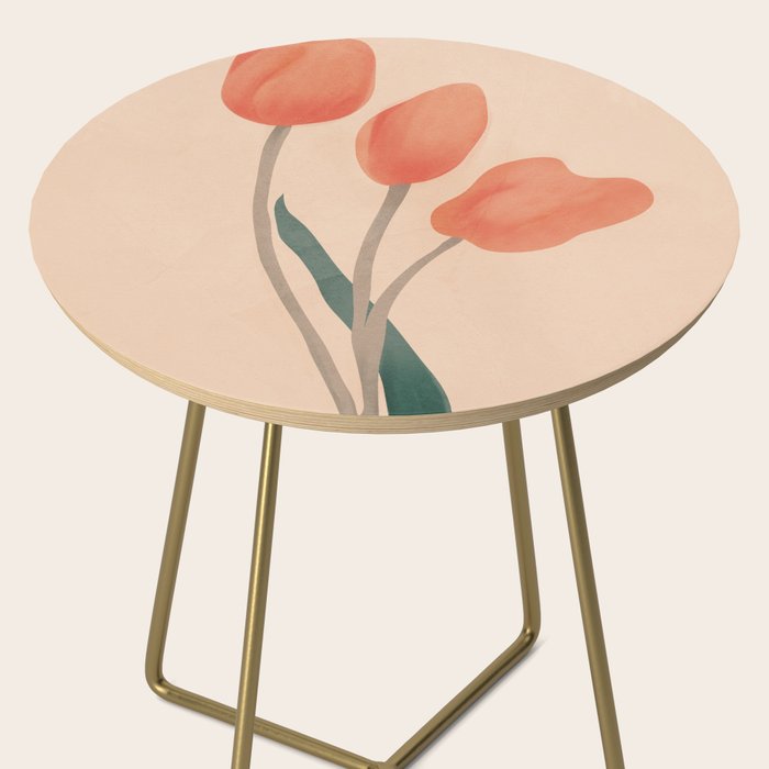 Orange Tulips Side Table Gallery Image 2