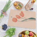 Orange Tulips Cutting Board Gallery Image 2