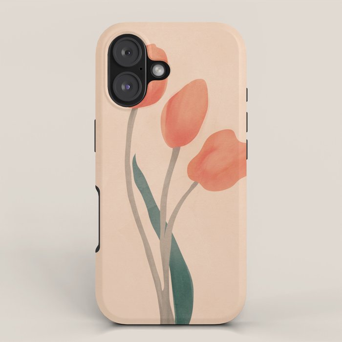 Orange Tulips iPhone Case Gallery Image 1