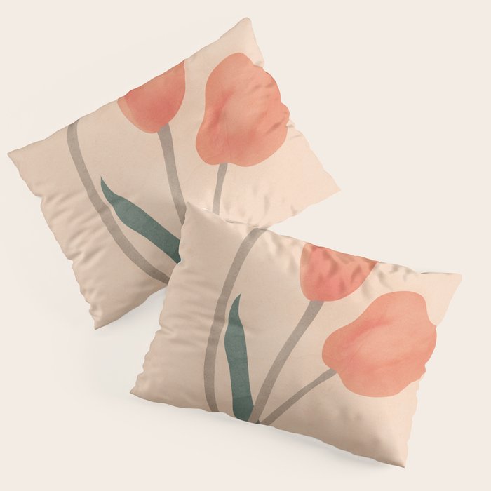 Orange Tulips Pillow Sham Gallery Image 3