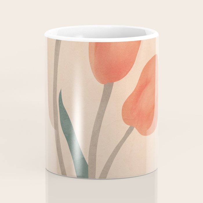 Orange Tulips Coffee Mug Gallery Image 4