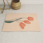 Orange Tulips Rug Gallery Image 1