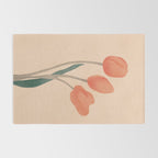 Orange Tulips Rug Gallery Image 2