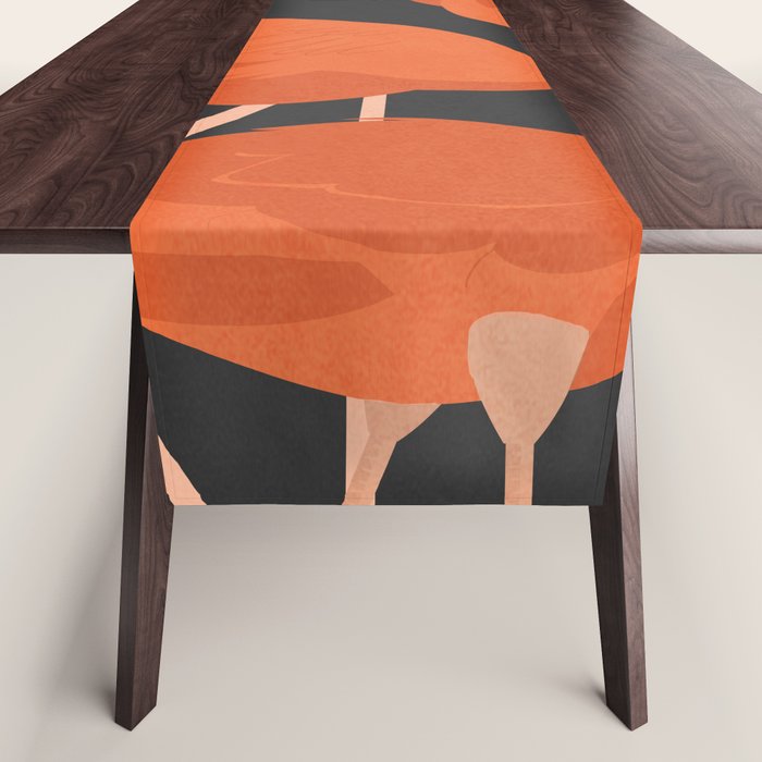 Graceful Flamingos 4 Table Runner Gallery Image 1