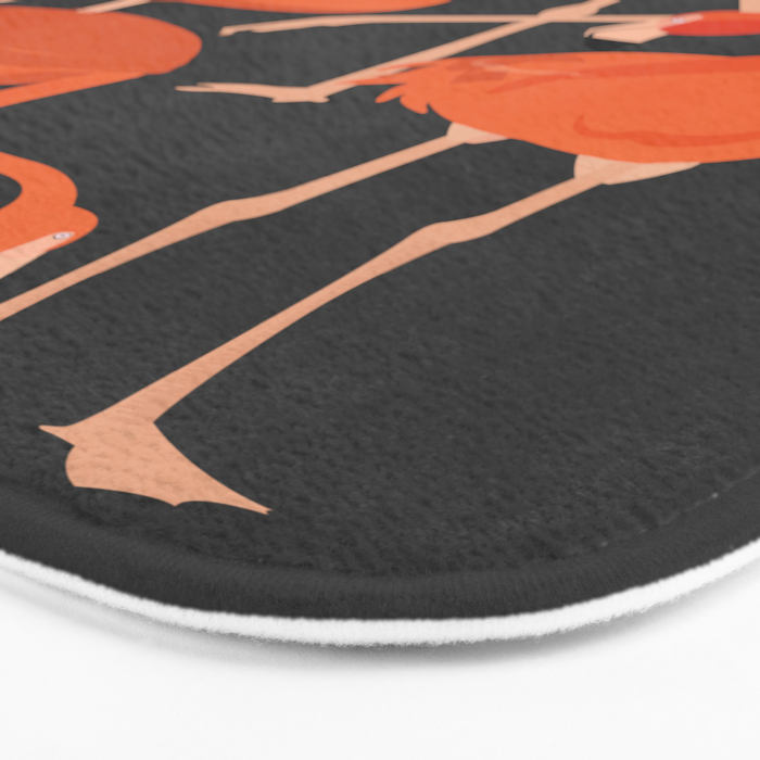 Graceful Flamingos 4 Bath Mat Gallery Image 3