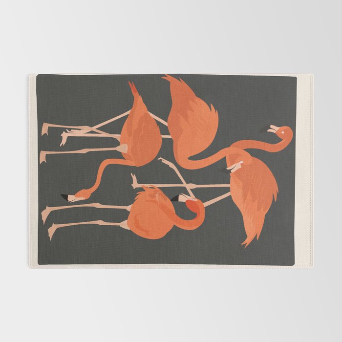 Graceful Flamingos 4 Rug Gallery Image 2