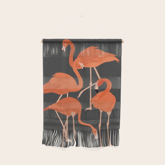 Graceful Flamingos 4 Wall Hanging Gallery Image 1