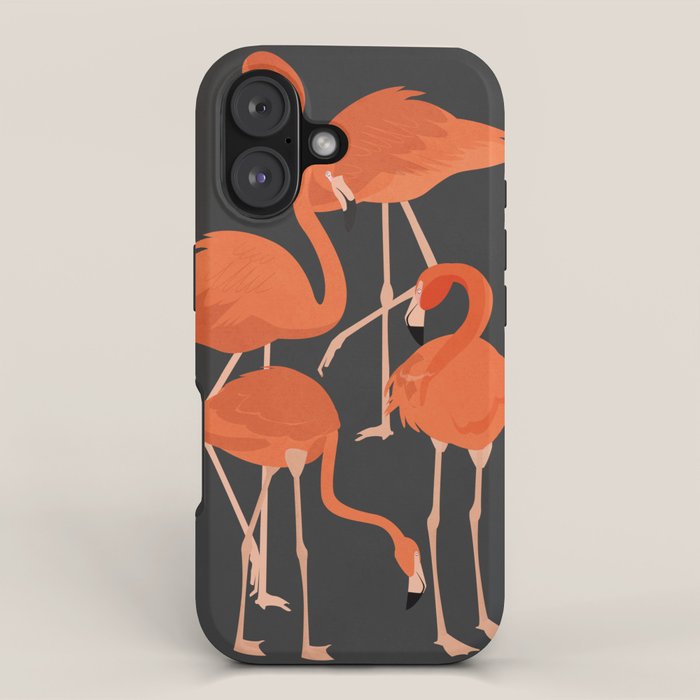 Graceful Flamingos 4 iPhone Case Gallery Image 1