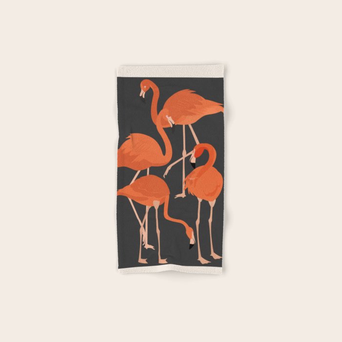 Graceful Flamingos 4 Bath Towel Gallery Image 1