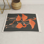 Graceful Flamingos 4 Rug Gallery Image 1
