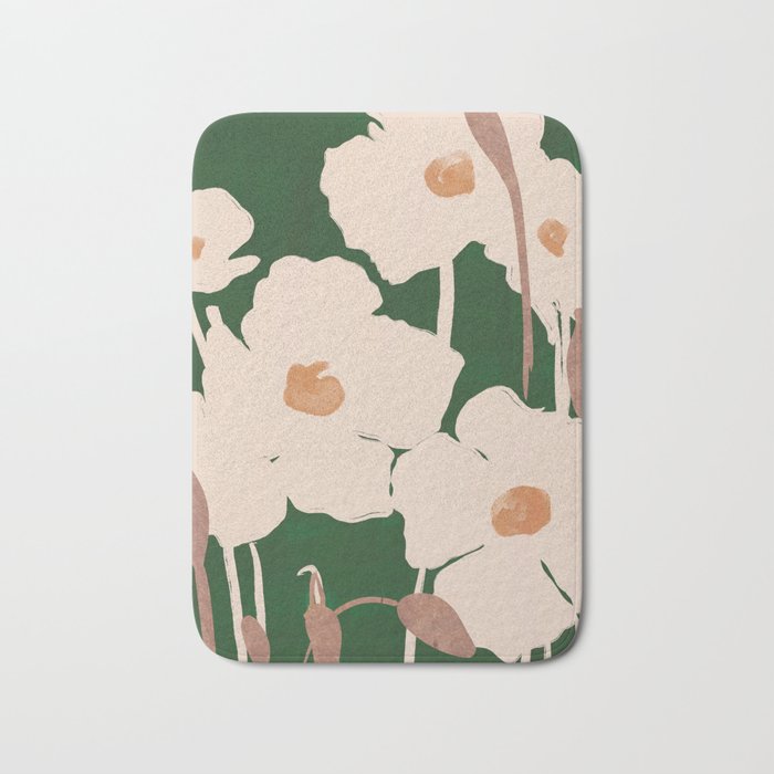 Abstract Flowers 9 Bath Mat Gallery Image 1