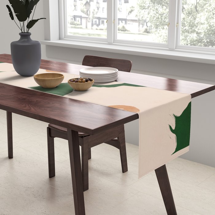 Abstract Flowers 9 Table Runner Gallery Image 2