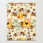Bees with Flowers and Honey Notebook Gallery Image 4