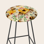 Bees with Flowers and Honey Stool Gallery Image 2
