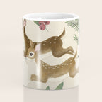 winter deer // repeat pattern Coffee Mug Gallery Image 4