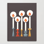 Festive Retro Candles Notebook Gallery Image 4