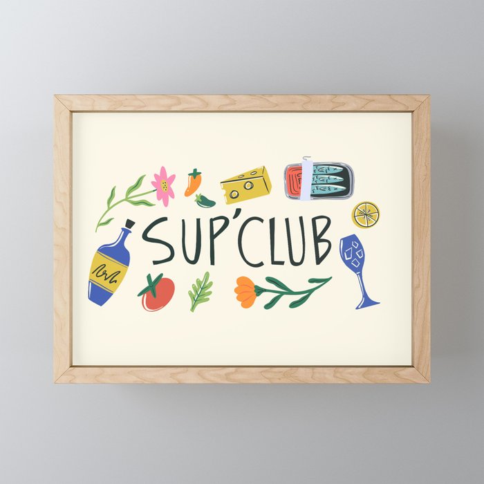 Summertime Supper Club Mini Art Print Gallery Image 1