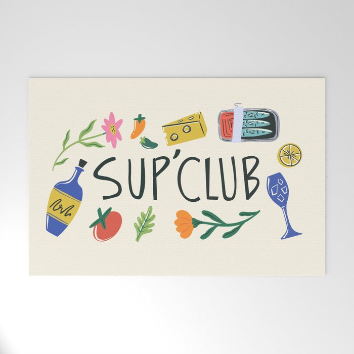 Summertime Supper Club Welcome Mat Gallery Image 1