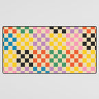 Colorful Checkerboard Desk Mat Gallery Image 3