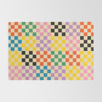 Colorful Checkerboard Rug Gallery Image 2